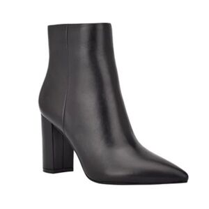 Marc Fisher Glorena Heeled Leather Ankle Boots